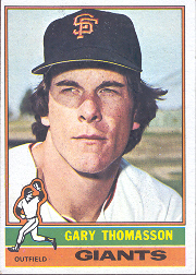 1976 Topps Baseball Cards      261     Gary Thomasson